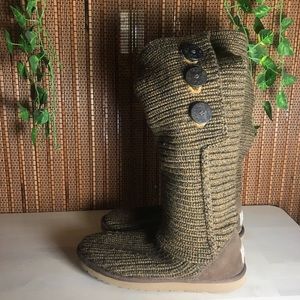 COPY - Ugg Australia Tall Brown Knit Boots